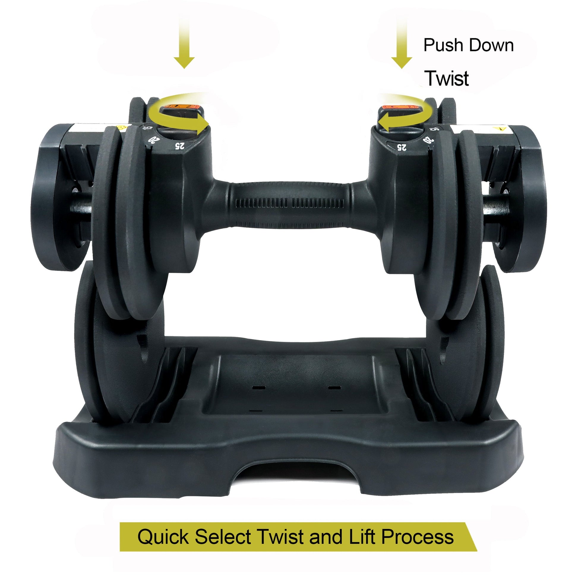 , 5-25Lb Quick Select Adjustable Dumbbell